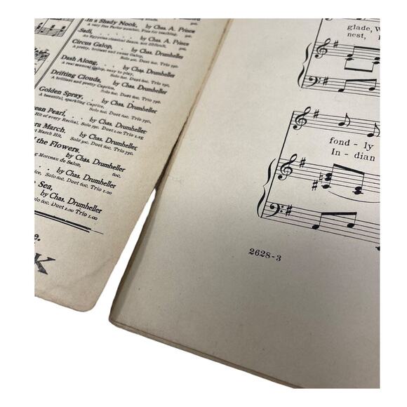 1910 Dancing Starlight Large Sheet Music Robert Roden Jack Glogau - Picture 3 of 8